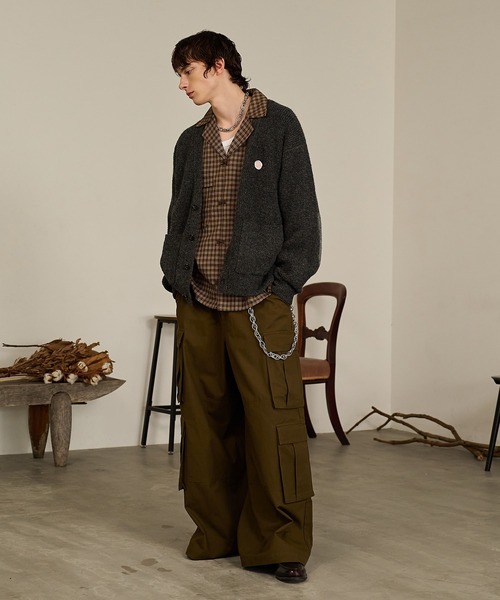 Forte(フォルテ)(フォルテ)の「Double Pocket Cargo Pants/ダブルポケットカーゴパンツ(カーゴパンツ・メンズ・ブラック/カーキ・MEDIUM/LARGE)」の16枚目の写真