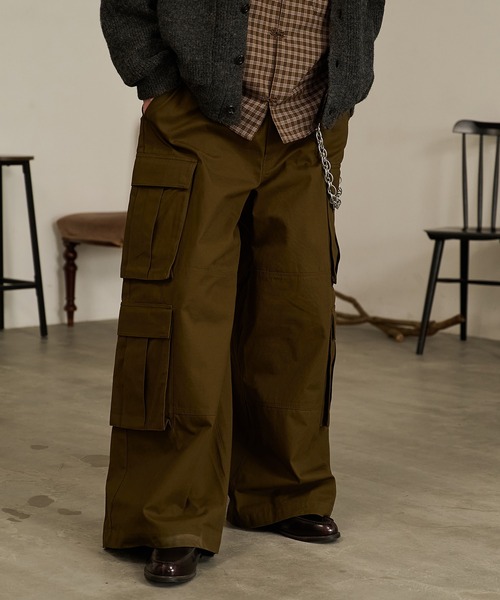 Forte(フォルテ)(フォルテ)の「Double Pocket Cargo Pants/ダブルポケットカーゴパンツ(カーゴパンツ・メンズ・ブラック/カーキ・MEDIUM/LARGE)」の15枚目の写真
