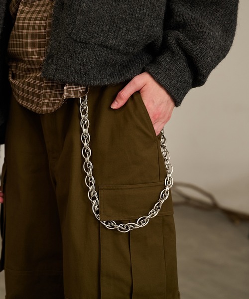 Forte(フォルテ)(フォルテ)の「Double Pocket Cargo Pants/ダブルポケットカーゴパンツ(カーゴパンツ・メンズ・ブラック/カーキ・MEDIUM/LARGE)」の21枚目の写真