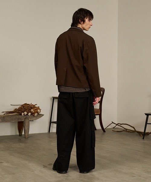 Forte(フォルテ)(フォルテ)の「Double Pocket Cargo Pants/ダブルポケットカーゴパンツ(カーゴパンツ・メンズ・ブラック/カーキ・MEDIUM/LARGE)」の10枚目の写真