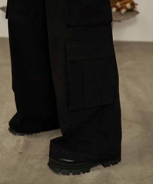 Forte(フォルテ)(フォルテ)の「Double Pocket Cargo Pants/ダブルポケットカーゴパンツ(カーゴパンツ・メンズ・ブラック/カーキ・MEDIUM/LARGE)」の13枚目の写真
