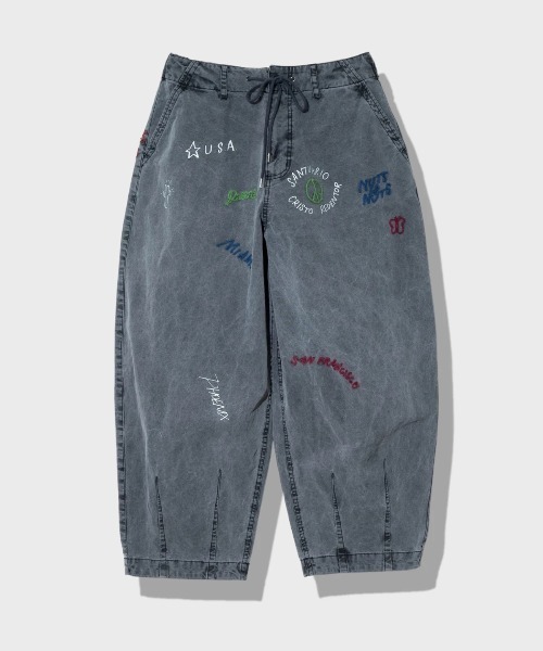 Universal Style Wear（ユニバーサルスタイルウェア）の「Universal Style Wear/ユニバーサルスタイルウェア　RAKUGAKI bazooka pants（その他パンツ・メンズ・カーキ/ブラック系その他2・X-LARGE/MEDIUM/LARGE）」の2枚目の写真