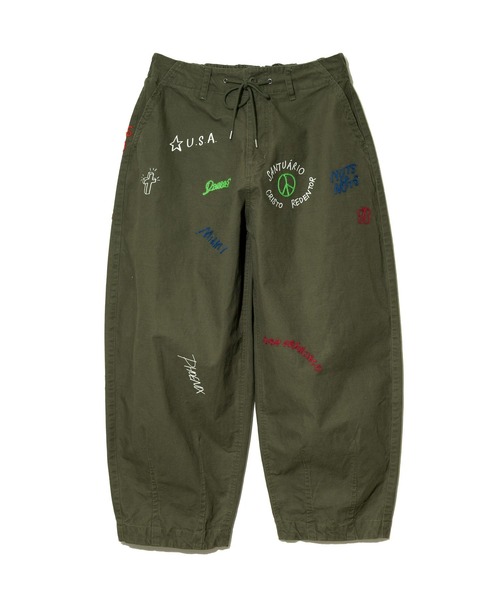 Universal Style Wear（ユニバーサルスタイルウェア）の「Universal Style Wear/ユニバーサルスタイルウェア　RAKUGAKI bazooka pants（その他パンツ・メンズ・カーキ/ブラック系その他2・X-LARGE/MEDIUM/LARGE）」の11枚目の写真