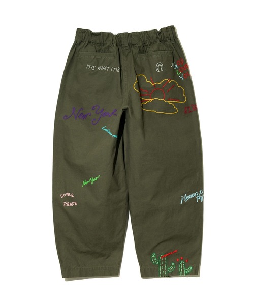 Universal Style Wear（ユニバーサルスタイルウェア）の「Universal Style Wear/ユニバーサルスタイルウェア　RAKUGAKI bazooka pants（その他パンツ・メンズ・カーキ/ブラック系その他2・X-LARGE/MEDIUM/LARGE）」の12枚目の写真