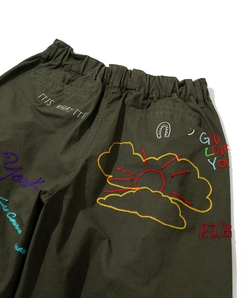 Universal Style Wear（ユニバーサルスタイルウェア）の「Universal Style Wear/ユニバーサルスタイルウェア　RAKUGAKI bazooka pants（その他パンツ・メンズ・カーキ/ブラック系その他2・X-LARGE/MEDIUM/LARGE）」の13枚目の写真
