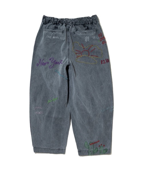 Universal Style Wear（ユニバーサルスタイルウェア）の「Universal Style Wear/ユニバーサルスタイルウェア　RAKUGAKI bazooka pants（その他パンツ・メンズ・カーキ/ブラック系その他2・X-LARGE/MEDIUM/LARGE）」の3枚目の写真