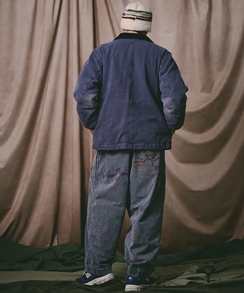 Universal Style Wear（ユニバーサルスタイルウェア）の「Universal Style Wear/ユニバーサルスタイルウェア　RAKUGAKI bazooka pants（その他パンツ・メンズ・カーキ/ブラック系その他2・X-LARGE/MEDIUM/LARGE）」の5枚目の写真