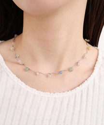 l'atelier du savon（アトリエドサボン）の「くねくねカラフル石のネックレス（ネックレス）」