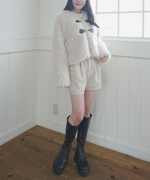 archives(アルシーヴ)の「フリンジツイードショートパンツ(その他パンツ・レディース・ワイン/ブラック/アイボリー・MEDIUM)」の20枚目の写真