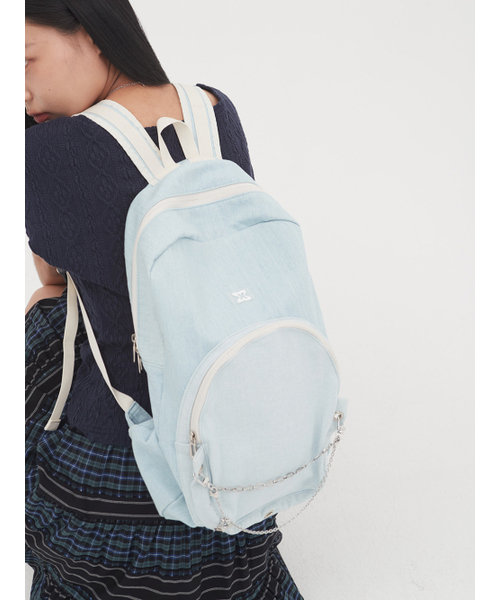 MUWM(ムウム)の「ネストバックパック Nest Backpack (ライトデニム)(バックパック/リュック・レディース・その他・FREE)」の3枚目の写真
