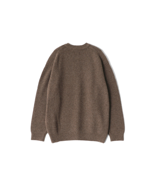 HORLISUN(ホーリーサン)の「Northyork Crewneck Heavy Knit Melange Brown(ニット/セーター・レディース・その他・LARGE/MEDIUM)」の2枚目の写真