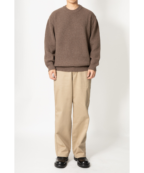 HORLISUN(ホーリーサン)の「Northyork Crewneck Heavy Knit Melange Brown(ニット/セーター・レディース・その他・LARGE/MEDIUM)」の5枚目の写真