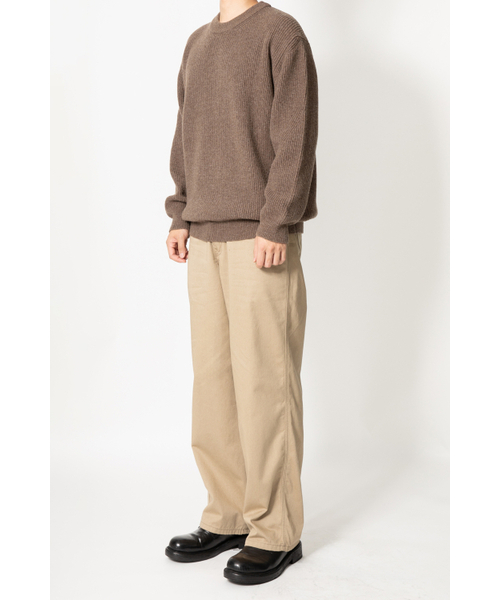 HORLISUN(ホーリーサン)の「Northyork Crewneck Heavy Knit Melange Brown(ニット/セーター・レディース・その他・LARGE/MEDIUM)」の6枚目の写真