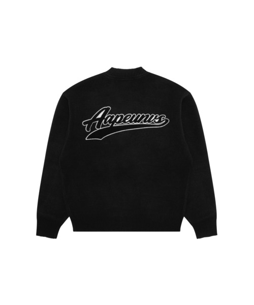 AAPE BY A BATHING APE(エーエイプバイアベイシングエイプ)の「AAPE KNIT CARDIGAN(カーディガン/ボレロ・メンズ・ブラック/バーガンディー・SMALL/MEDIUM/LARGE/X-LARGE)」の3枚目の写真