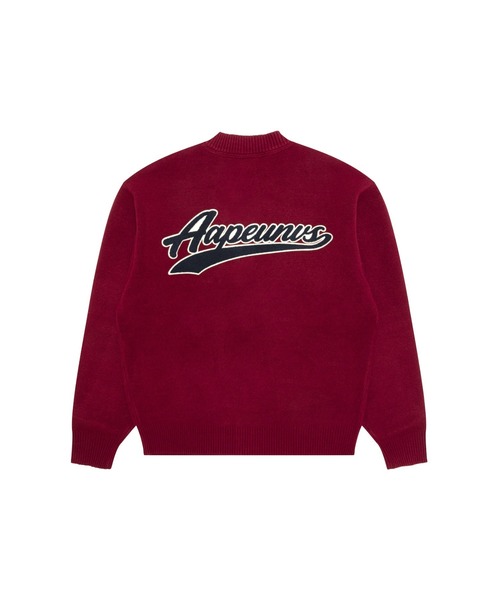 AAPE BY A BATHING APE(エーエイプバイアベイシングエイプ)の「AAPE KNIT CARDIGAN(カーディガン/ボレロ・メンズ・ブラック/バーガンディー・SMALL/MEDIUM/LARGE/X-LARGE)」の7枚目の写真