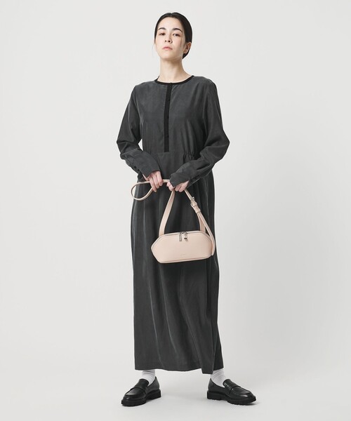 セール】キュプラブレンド タイリボンワンピース（ワンピース