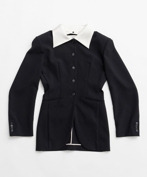 PRANK PROJECT（プランクプロジェクト）の「【2026Spring Pre-Order】デタッチャブルカラージャケット / Detachable Collar Jacket（その他アウター・レディース・ブラック/カーキ・FREE）」の19枚目の写真