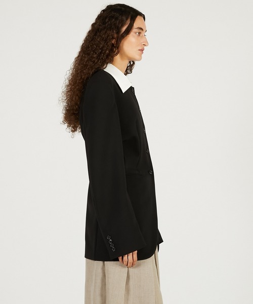 PRANK PROJECT（プランクプロジェクト）の「【2026Spring Pre-Order】デタッチャブルカラージャケット / Detachable Collar Jacket（その他アウター・レディース・ブラック/カーキ・FREE）」の13枚目の写真