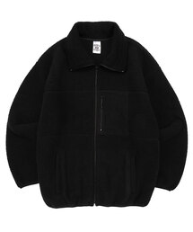 POLYGRAM（ポリグラム）の「PG HIGH NECK フリースジップアップジャケット (ブラック)（その他アウター）」