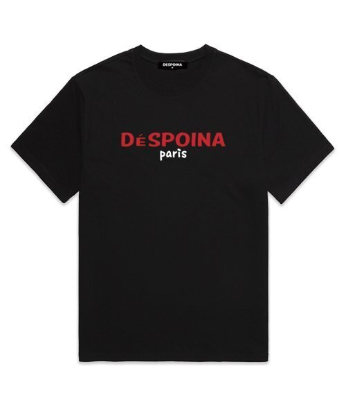 OUSE(オウズ)の「シグニチャーパリスロゴオーバーサイズ半袖Tシャツ (DS002) ブラック/レッド(Tシャツ/カットソー・レディース・その他・SMALL/MEDIUM/LARGE/X-LARGE/XX-LARGE)」の1枚目の写真