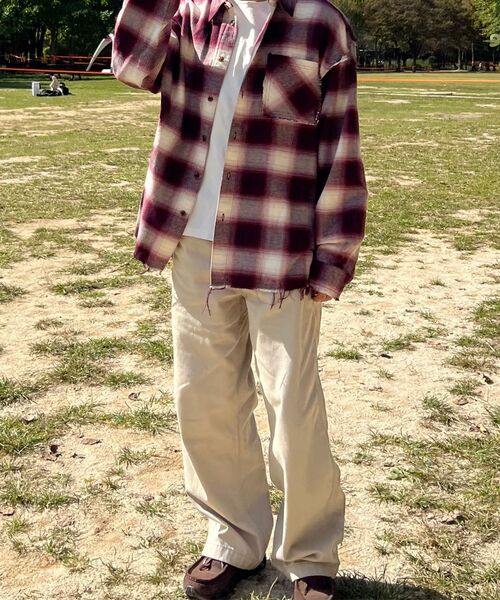 MEA（メア）の「VINTAGE CHECK SHIRT [RED]（シャツ/ブラウス・レディース・その他・2/3）」の5枚目の写真