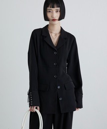 Lui's | 袖口レースアップシャツジャケット(シャツ/ブラウス)