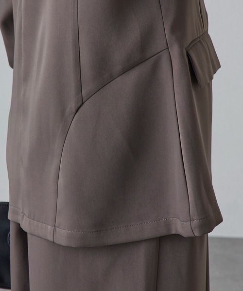 Lui's（ルイス）の「袖口レースアップシャツジャケット（シャツ/ブラウス・レディース・ブラック/グレー・FREE）」の21枚目の写真