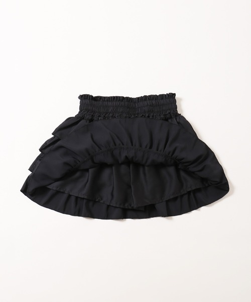 PHILLY(フィリー)の「サテンフリルティアードミニスカート(スカート・レディース・ホワイト/ブラック・FREE)」の21枚目の写真