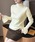 MILAE�i�~���j�́u���[�X�h�b�L���O�n�C�l�b�N�j�b�g�g�b�v�X�i�j�b�g/�Z�[�^�[�j�v�b�I�t�z���C�g