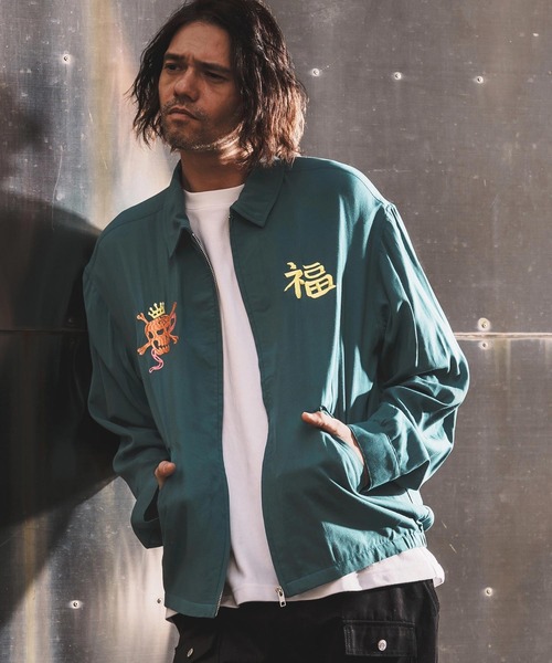 mj11319-EMBROIDERY SPORTS JACKET スポーツジャケット(26SSJK004 
