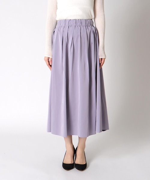 Jines(ジネス)の「リバーシブルタフタスカート(スカート・レディース・ネイビー/ラベンダー/アイボリー/ベージュ・38)」の21枚目の写真