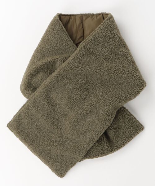 MAISON SPECIAL（メゾンスペシャル）の「《UNISEX》【TAION/タイオン】リバーシブルダウンマフラー【MAISON SPECIAL/メゾンスペシャル】（マフラー・メンズ・ダークネイビー/ブラック/カーキ・FREE）」の10枚目の写真