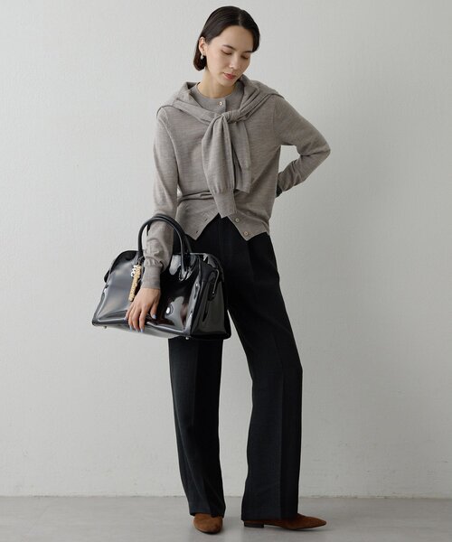 THE PAUSE（ザ ポーズ）の「【THE PAUSE】ツイードタックパンツ（その他パンツ・レディース・ブラック/ライトグレー・FREE）」の22枚目の写真