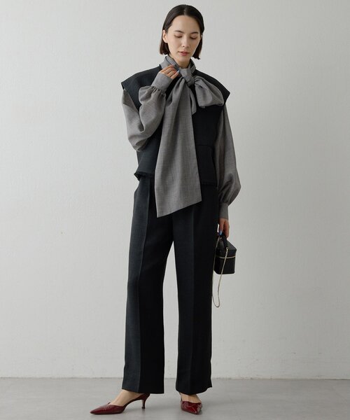 THE PAUSE（ザ ポーズ）の「【THE PAUSE】ツイードタックパンツ（その他パンツ・レディース・ブラック/ライトグレー・FREE）」の17枚目の写真