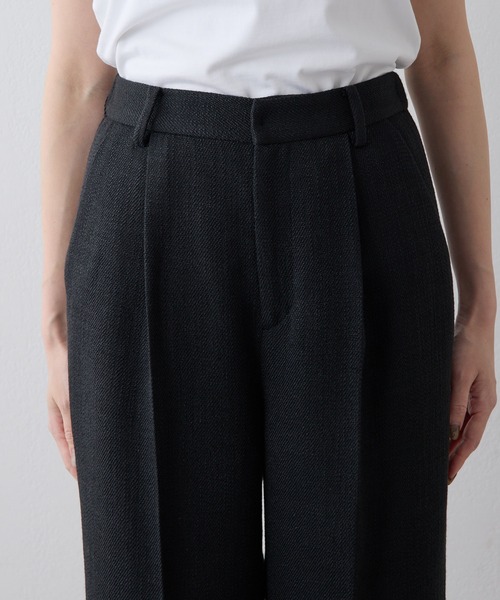THE PAUSE（ザ ポーズ）の「【THE PAUSE】ツイードタックパンツ（その他パンツ・レディース・ブラック/ライトグレー・FREE）」の8枚目の写真