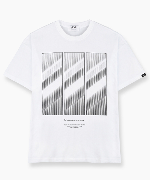 poq(ピーオーキュー)の「Tシャツ - ミスコミュニケーション(Tシャツ/カットソー・レディース・その他・1/2/3)」の1枚目の写真