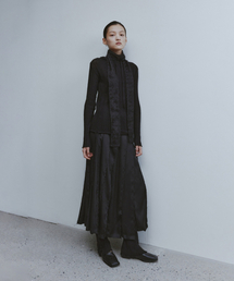 Hooded Knit Top - Black