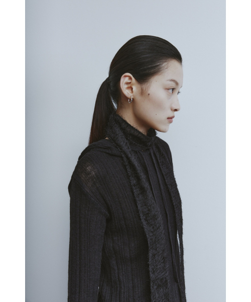 YOUTH(ユース)の「Hooded Knit Top - Black(パーカー・レディース・その他・SMALL/MEDIUM)」の4枚目の写真
