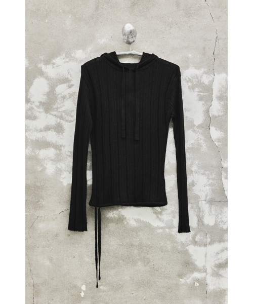 YOUTH(ユース)の「Hooded Knit Top - Black(パーカー・レディース・その他・SMALL/MEDIUM)」の7枚目の写真