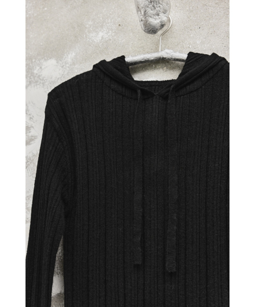 YOUTH(ユース)の「Hooded Knit Top - Black(パーカー・レディース・その他・SMALL/MEDIUM)」の8枚目の写真