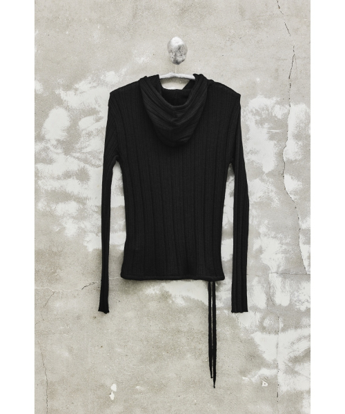 YOUTH(ユース)の「Hooded Knit Top - Black(パーカー・レディース・その他・SMALL/MEDIUM)」の3枚目の写真