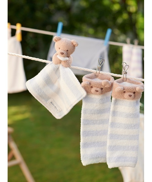 gelato pique（ジェラートピケ）の「【BABY】エアリーモコベアラトル（その他ベビー用品・キッズ・ブルー・F）」の2枚目の写真