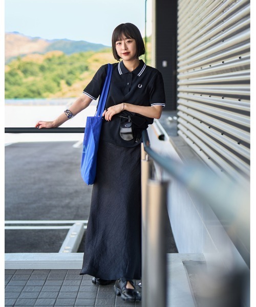 雙條紋邊Logo刺繡POLO衫