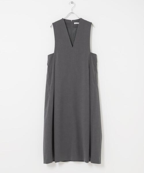 FORK&SPOON（フォークアンドスプーン）の「FORK&SPOON　キャリーマンジャンパースカート（ワンピース・レディース・ネイビー/チャコールグレー・1/2）」の19枚目の写真