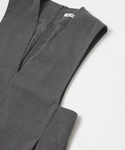 FORK&SPOON（フォークアンドスプーン）の「FORK&SPOON　キャリーマンジャンパースカート（ワンピース・レディース・ネイビー/チャコールグレー・1/2）」の20枚目の写真