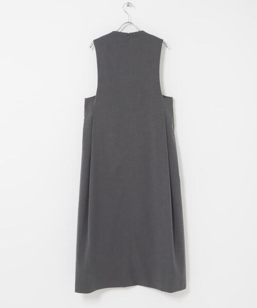 FORK&SPOON（フォークアンドスプーン）の「FORK&SPOON　キャリーマンジャンパースカート（ワンピース・レディース・ネイビー/チャコールグレー・1/2）」の22枚目の写真