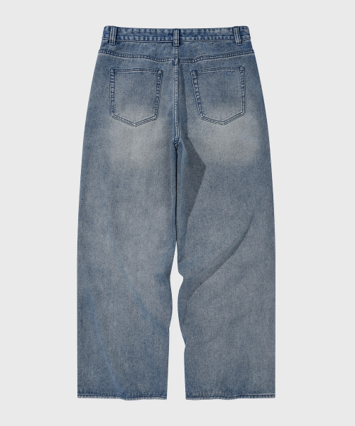 KIIMUIR(キミュア)の「オールデイワイドデニムパンツ_ヴィンテージブルー(デニムパンツ・メンズ・ブルー・SMALL/LARGE/X-LARGE/MEDIUM)」の12枚目の写真