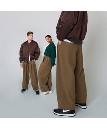 ATHPLATFORM（アスプラットフォーム）の「AU22PT08 スロングパンツ_ベージュ（その他パンツ）」