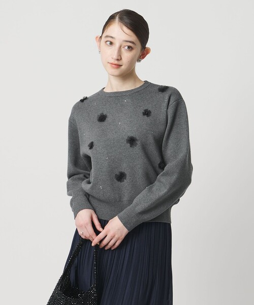 3D ビジュー プルオーバーニット（ニット/セーター）｜UNITED ARROWS