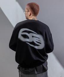 BURNING CAPONE（バーニングカポネ）の「BCエフェクトロゴスウェットブラック（スウェット）」